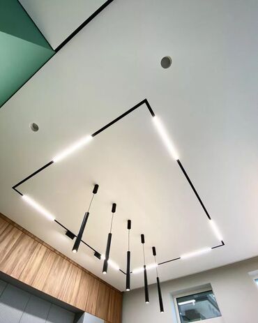 Натяжной потолок: Натяжной потолок Глянцевое, Матовое, 3D потолки — 4