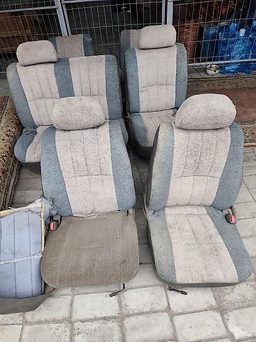 range over: Комплект сидений, Ткань, текстиль, Toyota 1993 г., Б/у, Оригинал, Япония — 2