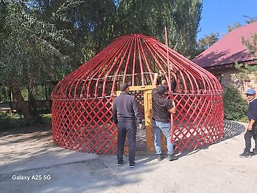 Продажа юрты, Каркас Деревянный, 80 баш, Диаметр: 5.5 метров