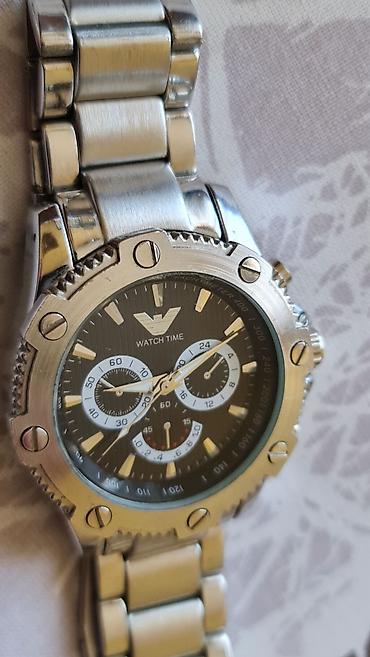 a1 smart sat: Muški ručni sat WATCH TIME – hronograf, metalna narukvica - Kućište — 5