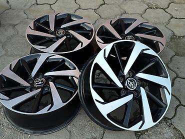 01: Литые Диски R 17 Toyota, Комплект, отверстий - 5, Б/у — 6