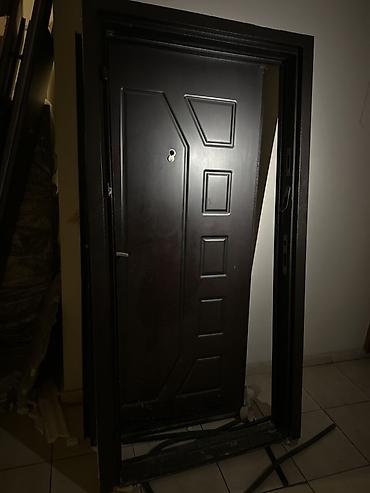 modern qapilar: Polad giriş qapısı – tam dəst - Material: qalın polad lamel korpus — 2