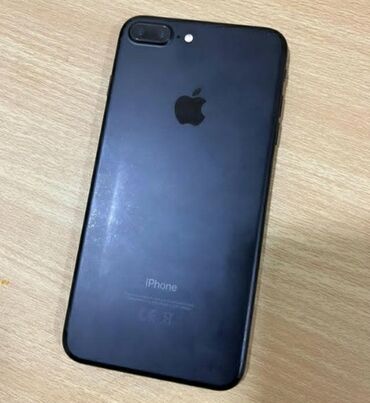 iphone 7 plus 64gb: IPhone 7 Plus, 64 GB, Qara, Barmaq izi
