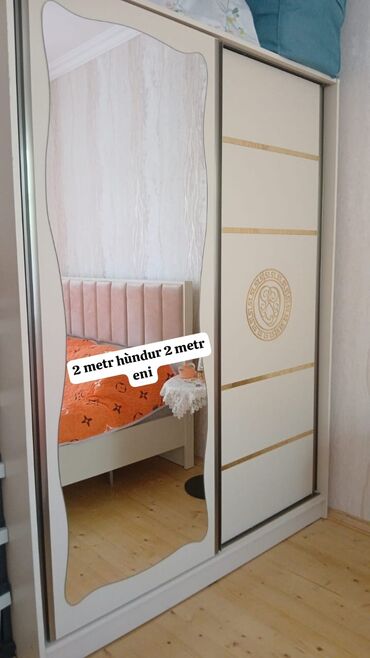 İşlənmiş, 2 qapılı Düz dolab, Qarderob, paltar dolabı