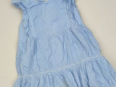 letnia sukienka na ramiaczkach: Sukienka, H&M, 5-6 lat, 110-116 cm, stan - Dobry