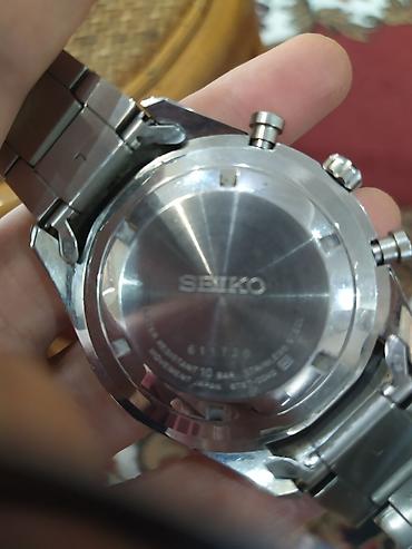 Другие наручные часы: Часы Seiko хронограф, сталь. - Корпус и браслет: нержавеющая — 7