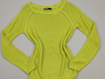 eleganckie bluzki butelkowa zieleń: Sweter, S, stan - Bardzo dobry