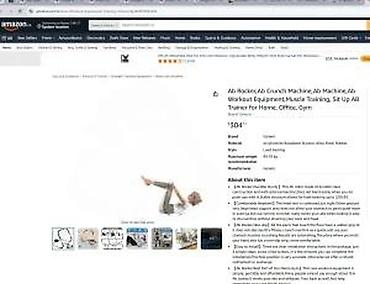 Ostale sprave za vežbanje: Crane Bauchmuskeltrainer – sprava za vežbanje trbušnih mišića - — 20