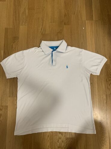 letnja odela: Shirt Short sleeves, 2XL (EU 56), Ralph Lauren, color - White, Cotton