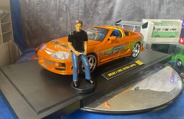 Avtomobil modelləri: Коллекционная модель Toyota Supra A80 Orange 1995 Jada Toys Art — 8