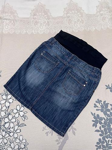 Юбки: Продаю джинсовые юбки для беременных Германия Резинка очень комфортная — 3
