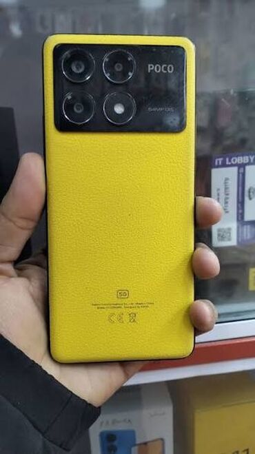 redmi 8 ikinci el: Poco X6 Pro 5G, 512 ГБ, цвет - Желтый, Гарантия, Сенсорный, Отпечаток пальца
