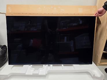 ТВ и видео: Б/у Телевизор Samsung QLED 55" 4K (3840x2160), Самовывоз — 1
