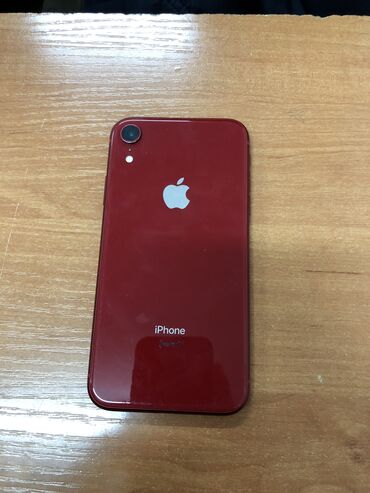 айфон из кореи: IPhone Xr, Колдонулган, 128 ГБ, Кызыл, Каптама, 80 %