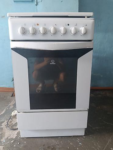 indesit плита: Комбинированная плита, Indesit, Б/у, Напольная, Механическая, Полная оплата — 3