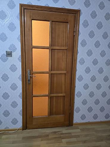 taxtalar: Şüşəli taxta otaq qapıları - Material: təbii ağac (isti — 3