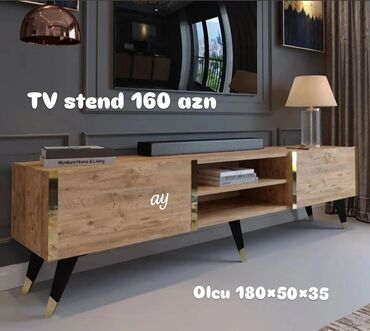 Komodlar: *TV stend*. *Qiymət 160 AZN* Yeni sifarişlə hazırlanır ✔️ rəng seçimi