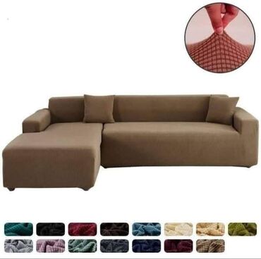 Sofe i kaučevi: Presvlake za ugaone garniture/dvosed/trosed/fotelje. Materijal spandex — 8