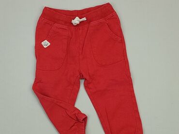 spodenki czerwone adidas: Sweatpants, So cute, 12-18 months, condition - Good