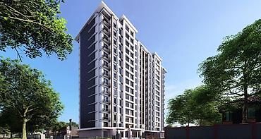 2 комнаты, 84 м², Азия Молл Элитка, 9 этаж, ПСО (под самоотделку)