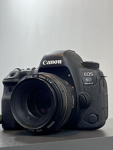 ayfon 16 pro max qiyməti: Canon 6d Mark 2 Dəstin tərkibi: - Canon fotoaparat gövdəsi - Canon — 5
