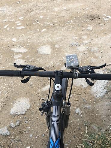 Velosipedlər: Anmier MTB velosipedi - Çərçivə: yüngül alaşımlı, qara-mavi dizayn - — 3