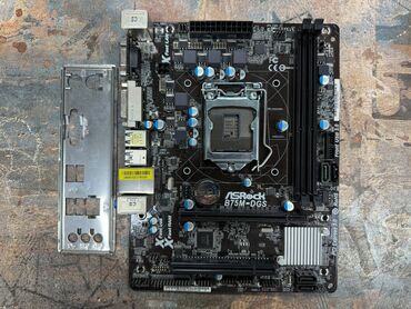 Материнские платы: Материнская плата, Б/у, ASRock, LGA1155, Micro-ATX, Для ПК