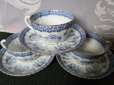 Kuhinjski setovi: Soljice porcelanske vintaz za kafu,caj. Soljice komada 3 u — 5