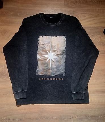 Kişi geyimləri: Uzunqol oversized köynək - Ölçü: 2XL (oversized kəsim) - Parça: 100% — 1