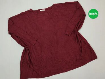 Bluza, wzór - Jednolity kolor, kolor - Bordowy