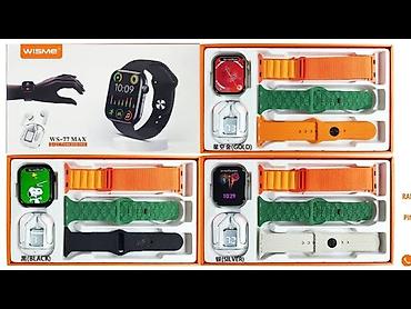 agilli saat: Kateqoriya: Smart saatlar Brend: No Brand Model: WS77 Max (Silver) — 1