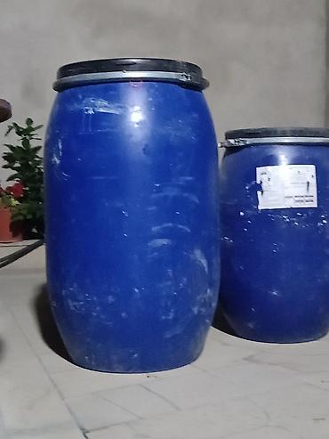 Məhsul: Mavi plastik çəlləklər (qapaqlı) Təsvir: -Böyük çəllək 225
