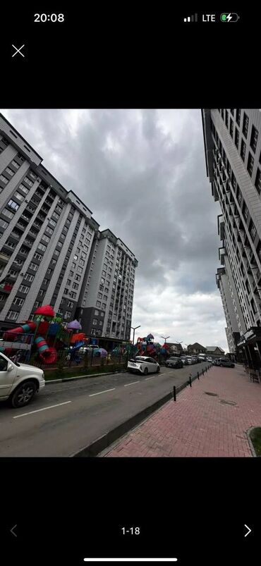 кв час ночь: 1 бөлмө, 47 кв. м, Элитка, 2 кабат, Дизайнердик ремонт