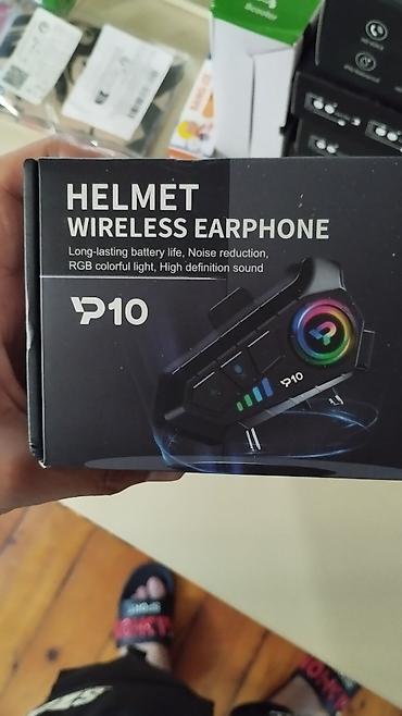Qulaqcıqlar: P10 Helmet Wireless Earphone – dəbilqə üçün simsiz — 1