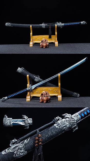 Коллекционные ножи: Японские Катаны Сувенирные металлические мечи Катаны из каленой — 5