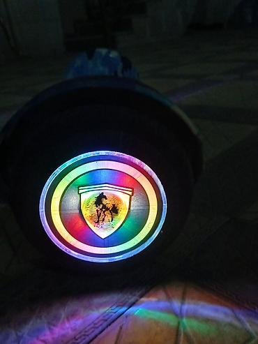 skuter 50: LED işıqlı hoverboard (özözünə tarazlanan skuter) - Dizayn: Göy rəng — 2
