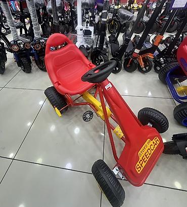 Детские электрокары: Uşaq pedaallı qokart – GTOYS Speedcar - Mexaniki pedaallı sürüş — 1