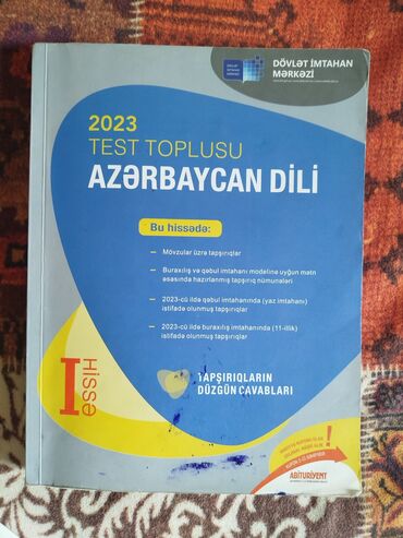 Testlər: Azerbaycan dili toplu 1 hisse