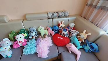 Мягкие игрушки по 400 сом каждая