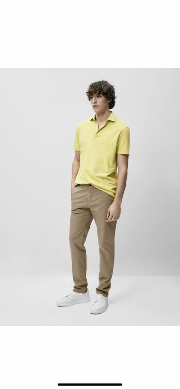 желтые мужские футболки: Футболка L (EU 40), цвет - Желтый