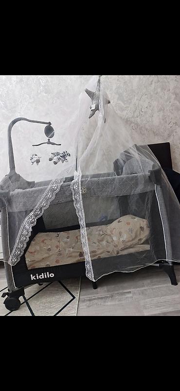 park yataq: Kidilo brendinin yatağı. Həm beşik, həm də oyun parkı kimi istifadə — 1