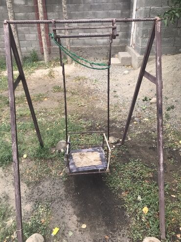 качели для сада: Детские качели, Подвесные Для улицы, Металл, Б/у