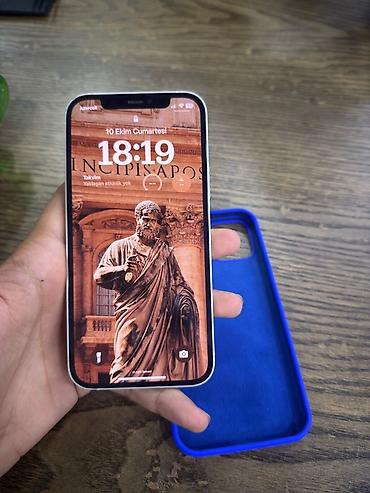 12 mini iphone: IPhone 12, Ağ, Face ID — 3