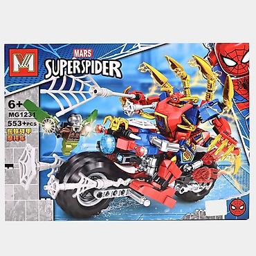лего блок: Конструктор MARS Superspider (MG1231) - Тематика: супергеройский байк — 1