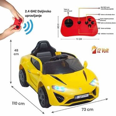 stvari za devojcice od 12 godina: 🛣️🚘 AUTO NA AKUMULATOR JAGOR 😎🛣️ 🚘Auto 12V R/C ✅daljinsko upravljanje