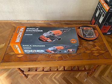 elektro mişar: WOKIN bucaqslı daşlayıcı (Angle Grinder) - Güc: 2400W - — 1