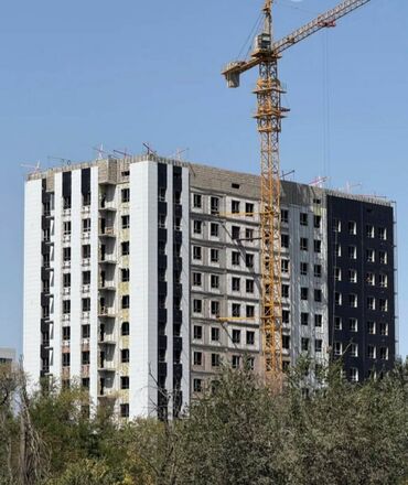 советская бокомбаева: 1 комната, 50 м², Элитка, 10 этаж, ПСО (под самоотделку)