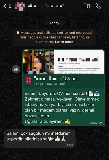 iş el: 📑Peşəkar CV və Resume Hazırlanması - Sektordan və vəzifədən asılı — 4
