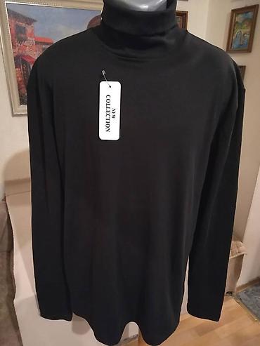 boss majce: Nova muska pamucna rolka Fashion u crnoj boji 3XL. Vrlo dobra muska — 1