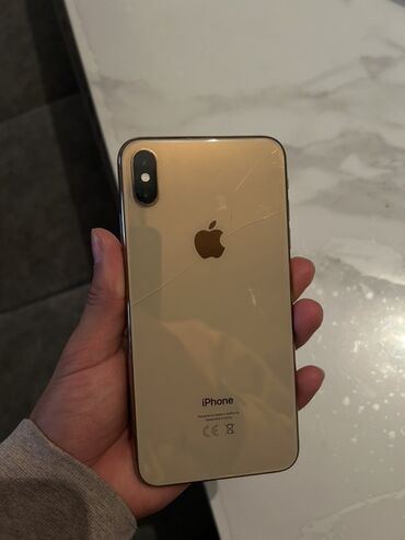 переходник для наушников айфон х: IPhone Xs Max, Колдонулган, 256 ГБ, Алтын, 83 %